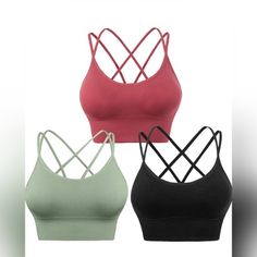 Multiple Colors Package For Choose: Our Active Cute Sports Bras For Women Have Many Colors. You Can Select 1 Pack, 2 Pack, 3 Pack,4 Pack And 5 Pack According To You Need. Kindly Note: S Fits For 30b 30c 32a 32b 32c 34a; M Fits For 32d 34b 34c 34d 36a ; L Fits For 32dd 34dd 36b 36c 36d ; Xl Fits For 36dd 38a 38b 38c ; Xxl Fits For 38d 38dd 40a 40b 40c 42a 42b. ( *Warm Tip: Hand Wash And Air Dry Is Recommended For Longer Life Of The Fabric*) Cute Sports Bras, Cute Sports Bra, Sport Bras, Crop Bra, Strappy Bra, New Bra, Padded Sports Bra, Yoga Bra, Yoga Workout