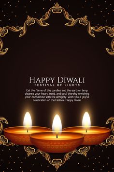 Happy Diwali! Happy Diwali Poster, Good Friday Images, Diwali India, Diwali Status