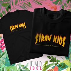 Get this awesome Stray Kids Flame t-shirt! Show off your Stay self reppin' (one of) your favorite idol groups! This makes the perfect Birthday, Christmas gift for your wife, husband, daughter, son, friend, neighbor, significant other, and anyone a fan of K-POP! Wear them at concerts, parties, conventions, hanging out with friends, or just going out! * 100% ring-spun cotton * Sport grey is 90% ring-spun cotton, 10% polyester * Dark heather is 65% polyester, 35% cotton * 4.5 oz/y² (153 g/m²) * Pre Kpop Tshirt, Kpop Shirts, Kpop Merch, Significant Other, Perfect Birthday, Monsta X, True Colors, K Pop, Exclusive Designs