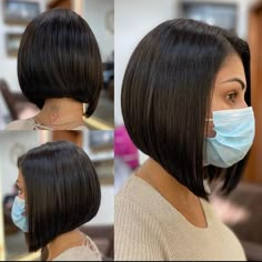 Modern Bob Haircut, Modern Bob, Up Dos For Prom, Bob Hairstyles For Thick, Up Dos, Angled Bob, Prom Hairstyles For Long Hair