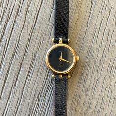 Beautiful Delicate Watch. Needs New Home. Needs New Battery Adjustable Band Good Used Condition Gucci Logo On Face Of Watch & Back Side Of Watch. Swiss Made Few Scratches On Face Of Watch Wear On Leather Band Gucci Timeless Yellow Gold Watch, Gucci Yellow Gold Watch With Diamond Hour Markers, Modern Gucci Yellow Gold Watch, Gucci Timeless Leather Watch, Timeless Gucci Leather Watch, Modern Gucci Watch For Formal Occasions, Timeless Gucci Watches For Business, Gucci Yellow Gold Formal Watch, Gucci Yellow Gold Watch For Formal Occasions