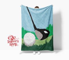 a crochet pattern of a bird with a golf ball on it's back