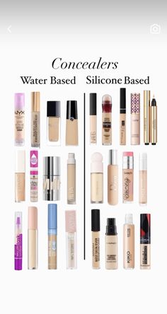 Primer And Foundation Combo, Concealer Recommendations, Concelear Makeup Best, Minimal Makeup Collection, Rate Beauty, Concealers For Oily Skin, Trending Makeup Products, Good Concealer, Combination Skin Makeup