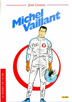 the cover to michael vaillant's book, which features an image of a man holding a helmet