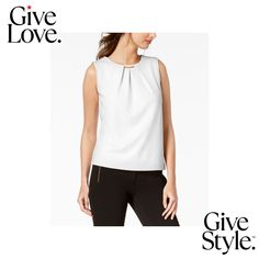 in stock Fitted Calvin Klein Tops, Chic Calvin Klein Tops For Spring, Chic Calvin Klein Spring Tops, Calvin Klein Sleeveless Spring Tops, Elegant Sleeveless Calvin Klein Tops, Plus Size Designers, Casual Loafers, Plus Size Shopping, Boot Shoes Women