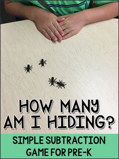 a poster with the words how many am i hiding? and two black bugs on it