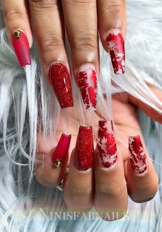 bottoms Birthday Nails Red Bottoms, Red Bottoms Nails, Nails Red Bottoms, Birthday Nails Red, Medium Length Nails, Length Nails, Finger Nails, Nails Red, Diy Beauty Hacks