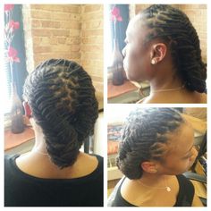 loc styes for women #locs #locstylesforwomen #naturalhairsouthloop #glonaturalhair #naturalhairorlandpark #naturalhairsalon #shavonakhan Dread Styles, Hairstyle Videos