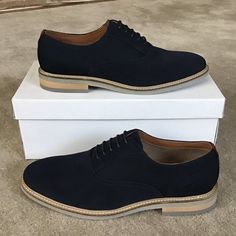 New In Box! In Navy *Suede Upper *Plain Toe Style *Lace Up Closure *Synthetic Lining *Synthetic Outsole Suede Shoes Men, Suede Oxfords, Shoes Steve Madden, Men Suede, Oxford Dress Shoes, Shoes Color, Mens Navy, Vans Old Skool Sneaker, Suede Shoes