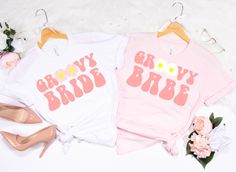 Kelly Smith, Flower Bride, Party T Shirts, Brides Babes, Group Shirts, Hair Elastics, Woodstock, Silhouette Cameo, Bachelorette Party