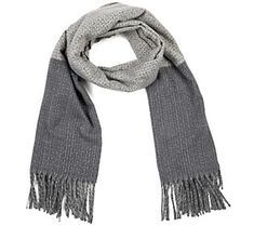 Update your accessory arsenal with this oh-so-soft needle brushed scarf. From Glitzhome. Chic Scarf, Chic Scarves, Scarf With Fringe, Industrial Chic, Winter Scarf, Arsenal, Scarf Wrap, Scarf Accessory, Fashion Accessories