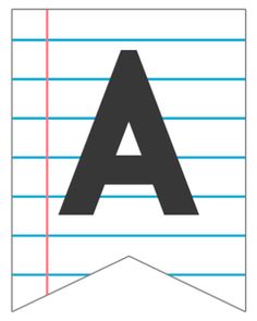 the letter a is made up of lines and letters that appear to be folded together