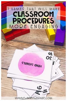 games that will make classroom procedure models engaging