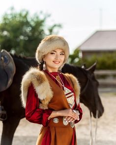 Indigenous Women, Culture Fashion, Historical Characters, Symbolic Tattoos, Fur Coat, Horses, Beauty, Clothes