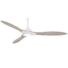 Flat White Ceiling Fans With Light, 60 Inch Ceiling Fans, Plastic Ceiling, Minimalist Flat, Star Ceiling, Contemporary Ceiling Fans, Minka Aire, Led Ceiling Fan, Flat White