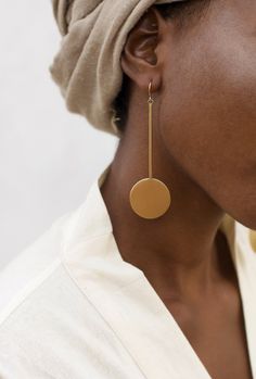 Handcrafted from brass and nickel free brass hooks by an artisan team in Malawi, the Jembe earrings come in a satin finish. No two pieces are identical— slight variations should be embraced. Jewelry Care Card, Brass Jewellery Handmade, Recycled Earrings, African Earrings, African Decor, Brass Hook, Handmade African, Jewelry Workshop, Carbon Neutral