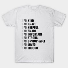 Quotes Shirt, Quote Positive, Girl Power Shirt, Boy Quotes, I Am Beautiful, I Am Strong, Positive Quote, Diy Cricut, Powerful Quotes