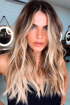 Sandy Blonde Hair, Rambut Brunette, Balayage Blond, Icy Blonde Hair, Blond Balayage, Hair Color Caramel, Bronde Hair, Sandy Blonde, Hair Color Pink