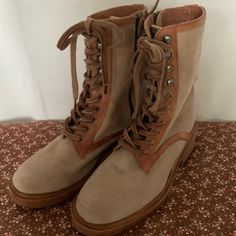 Nwot These Are Cool Just Not My Style Tan Boots, Lace Up Boots, Shoe Laces, Lace Up, Women Shoes, My Style, Boots, Lace, Women Shopping