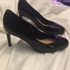 Black Brand New M&S Collection Women Size 5 Blue Stilettos, Leopard Pumps, Court Heels, Classic Pumps, Suede Pumps, Court Shoes, Black Pumps, Leather Slip Ons, Marks And Spencer