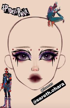 Hobie Brown, Spider Punk, Makeup Pictorial, Punk Makeup