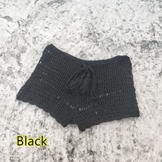 Step up your beach-ready wardrobe with these lovely Seaside Chic Handmade Crochet Shorts. Featuring a stylish tassel, these shorts are the perfect addition to your summer look. Made with quality craftsmanship, they will give you a fashionable, comfortable fit that you'll love. Material: cotton Tank Swimsuit, Knitted Crop Top, Crochet Shorts, Vest Women, Crop Top Tees, Custom Size Dresses, Beach Tops, Top Tank, Knit Shorts