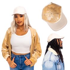 Protect your hair on the go with this classic beige satin lined baseball cap. Our baseball caps are available in 3 sizes to fit average size heads, larger heads, locs, and more! Finally wear a baseball cap that fits your head and protects your hair. Details: Entire interior of the hat is satin lined including the sweatband to protect your edges.  High quality satin lining retains hair's moisture, prevents your hair from breakage, frizz, tangles, and drying out. Vegan and cruelty free. Color : Beige Material: Exterior - Cotton ; Interior - Stretch Charmeuse Satin Baseball Hats For Women, Hats For Small Heads, Red Bucket Hat, Blue Bucket Hat, Hair Details, Black Bucket Hat, Moisturize Hair, Protective Hairstyles, Baseball Caps