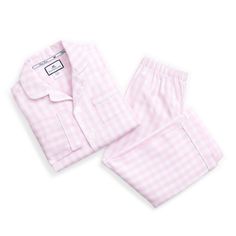 Pink Gingham Pajama Set Girly Pajamas, Summer Pajama Set, Girls Pjs, Cozy Sleepwear, Classic Pajamas, Best Pajamas, Cozy Pajamas, Girls Sleepwear, Cute Pajamas