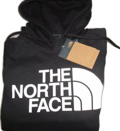 Black The North Face Hoodie For Streetwear, The North Face Black Hooded Hoodie, Casual Black The North Face Hoodie, Black The North Face Tops With Letter Print, The North Face Black Tops With Letter Print, Pull Over Hoodie, Black North Face, North Face Women, Half Moon