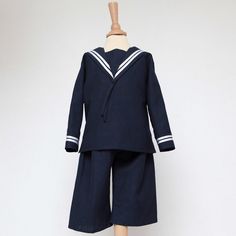 Sailor Suit DER FESCHE FERDL de luxe edition Costume Matelot | Etsy Navy Classic Long Sleeve Peacoat, Classic Blue Sets With Pockets, Classic Long Sleeve Winter Sets, Classic Navy Sets For Workwear, Classic Navy Sets For Work, Classic Navy Workwear Sets, Navy Fitted Long Sleeve Peacoat, Sailor Logo