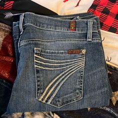 Only Selling Because They Are Too Big For Me Size Is 29 They Are A Little Rough At The Bottoms 7s Jeans, Seven For All Mankind Jeans, Tj Max, Random Clothes, Seven Jeans, 2024 Halloween, Western Clothing, 7 Jeans, Seven7 Jeans