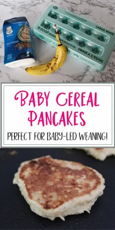 baby cereal pancakes are perfect for babies - led weaning