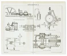 an old drawing of some type of machine