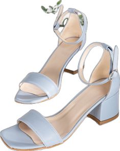 Wedding Low Heels, Light Blue Wedding Shoes, Blue Bridal Heels, Heels Light Blue, Light Blue Sandals, Blue Low Heels, Light Blue Heels, Blue Block Heels, Prom Dress Shoes