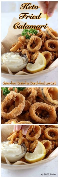 an image of onion rings on a plate