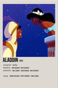 the poster for disney's live - action film, alaadn starring in 1932