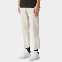 The Highly Requested, Best Selling Pant -- The Linen Slim Kobe Is An Adaptation Of The Classic Kobe Pant Silhouette, Maintaining The Cropped Straight Leg Style With Added Tapering To The Trouser Leg To Provide A More Tailored, Slim Fit. Designed In A Premium Linen And Cotton Fabrication With A Relaxed Fit And Feel That Will Only Get Softer With Time. Featuring Front And Back Pockets, Ykk Fly Opening, Belt Loops And An Ilu Patch Label At Back For A Subtle Detail. Condition/More Details: - Never B Summer Streetwear Straight Leg Pants, Spring Streetwear Ankle-length Pants, Casual Linen Dress Pants, Cotton Straight Leg Summer Dress Pants, Summer Straight Leg Cotton Dress Pants, Summer Cotton Dress Pants, Straight Leg, Straight Leg Chinos For Spring Streetwear, Spring Straight Leg Chinos For Streetwear, Spring Streetwear Straight Leg Chinos