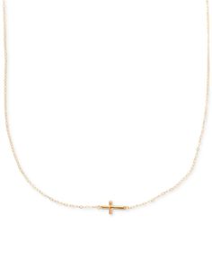 in stock Classic Yellow Gold Jewelry From Macy's, Macy's Classic Yellow Gold Jewelry, Classic Gold Jewelry From Macy's, Macy's Rose Gold Jewelry As Gift, Macy's Rose Gold Jewelry For Gifts, Macy's Rose Gold Jewelry Gift, Macy's Classic Gold Jewelry, Classic Cross Pendant Jewelry With Adjustable Chain, 14k Yellow Gold Cross Pendant Jewelry