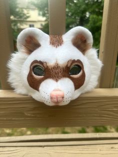 ╶⃝⃤ Therian Mask Base Template, Rabbit Therian Mask, Cute Therian Mask Ideas, Marble Fox Therian, Pink Therian Mask, Otter Therian Mask, Therian Mask Base Drawing