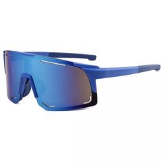 Polarized Cycling Sunglasses Sports Bike Glasses Outdoor Uv400 Bicycle Goggles Sporty Shield Sunglasses With Uv Protection For Cycling, Sporty Anti-reflective Sunglasses For Cycling, Sporty Shield Sunglasses With Uva Protection For Cycling, Sporty Sunglasses For Cycling With Uva Protection, Sporty Sunglasses With Uva Protection For Cycling, Blue Polarized Shield Sunglasses For Outdoor, Blue Polarized Sports Sunglasses, Sporty Blue Polarized Shield Sunglasses, Modern Blue Shield Sunglasses For Outdoor Activities