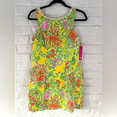 Bnwt Lilly Pulitzer For Target Happy Place Shift Dress - Size 6 Never Worn, Perfect Condition, Lilly Pulitzer For Target Shift Dress. Smoke Free / Pet Free Home Yellow Printed Sleeveless Mini Dress, Yellow Dresses With Vibrant Print For Spring, Yellow Printed Mini Dress, Vibrant Printed Yellow Dress, Vibrant Yellow Printed Dress, Yellow Sleeveless Dress With Vibrant Print, Vibrant Yellow Sleeveless Dress, Yellow Printed Sundress Mini Dress, Summer Yellow Lined Dress