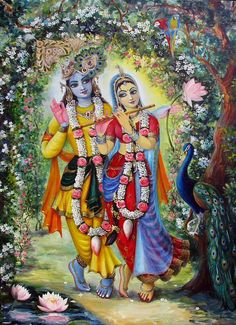 Radharani Aesthetic, Lord Krishna Hd Wallpaper, Lord Ganesha Paintings, Vedic Art, Jai Shree Krishna, Krishna Radha Painting