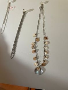 So pretty  Old but like new Mother Of Pearl Necklace, Pendant Necklaces, Mother Of Pearl, Favorite Jewelry, Silver Chain, Springs, Jewelry Necklace Pendant, Pearl Necklace, Dancing