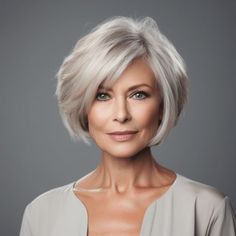 Tapered Bob Haircut, Low Taper, Short Silver Hair, Summer Blonde, Chin Length Hair, Taper Fade, Bob Hairstyles For Fine Hair, Hairstyles Summer, Haircuts For Medium Hair