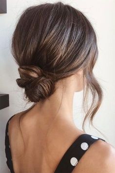 Low Bun Wedding Hair, Bridesmaid Hair Inspo, Bridemaids Hairstyles, Wedding Hair Up, Short Hair Bun, Guest Hair, Bridesmaid Hair Makeup