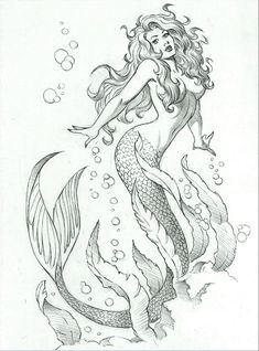 a drawing of a mermaid with bubbles on the bottom and an inscription below that reads, 17 best images about design on pinterest / annnux perspective