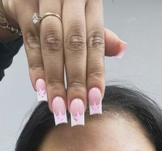 Paris Nails, Hard Nails, The Glow Up, Girly Acrylic Nails, Short Square Acrylic Nails, Nails Only, Acrylic Nails Coffin, Square Acrylic Nails, Pretty Acrylic Nails