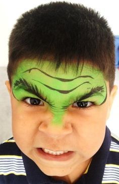 Face Paint Ideas For Boys, Basic Face Painting, Cool Face, Simple Face