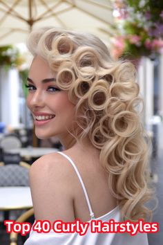 Embrace your inner goddess with these stunning long curly hairstyles that exude effortless elegance. These luxurious spirals cascade down your back, creating a breathtaking look that stands out. Perfect for any occasion, these styles can be worn down for a natural flow or dressed up with accessories. Discover the beauty of long curls today! #curlyhairstyles #longcurlyhair Long Curly Hairstyles, Long Curls, Inner Goddess, Effortless Elegance, Long Curly Hair