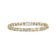 7.70 Carat Fancy Intense Yellow and white Multi Shaped diamonds 2.38 White Rounds Set in 18k White Gold 7 inch Yellow Diamond Bracelet, Canary Yellow Diamonds, Expensive Purses, Canary Diamond, Fancy Yellow Diamond, White Gold Bracelet, Yellow Diamond, Conflict Free Diamonds, White Diamonds